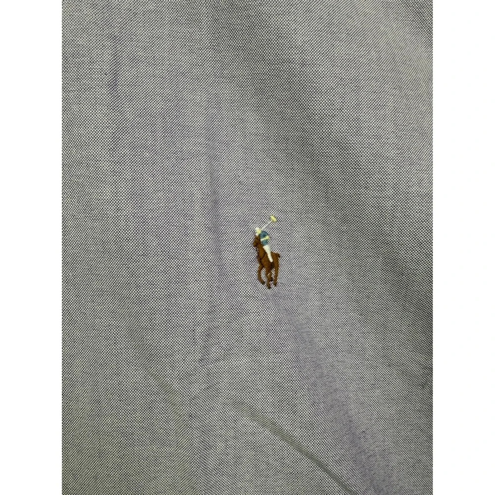 Polo Ralph Lauren Men 4XLT Classic Fit Oxford Shirt Purple Long Sleeve Button DW